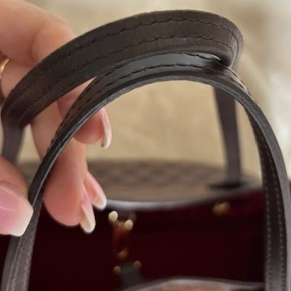 Louis Vuitton Neverfull MM Damier Ebene with Cerise interior - Picture 16 of 16